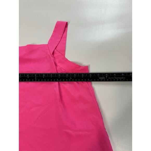 Trina Turk Top Womens 10 Halter Neon Hot Pink Beach Summer - Picture 6 of 6